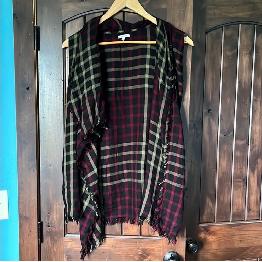 Maurices Plad Cardigan